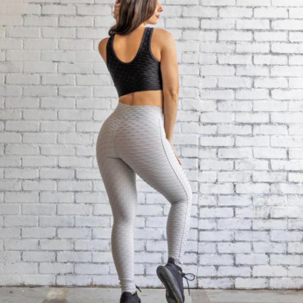 🇧🇷AUTHENTIC Brazilian Honeycomb Gym Leggings - Picture 9 of 15